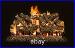 Grand Canyon Arizona Weathered Oak Char See Through Gas Logs Only