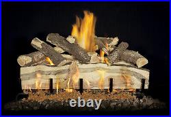 Grand Canyon Blue Pine Split Burners 2 and 3 Vented Gas Logs Only