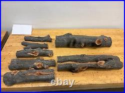 Grand Canyon Blue Pine Split Log Set 24 BPS24LOGS Refractory Ceramic