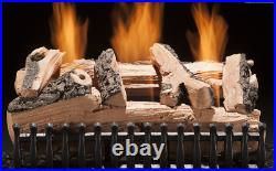 Hargrove 18 Western Pine Vent Free Log Set, Manual Valve, LP LOG SET ONLY
