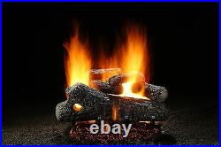 Hargrove 24 Classic Oak Vented Gas Log Set With Manual Saftey Pilot Natural Gas