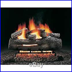 Hargrove Fire Oak Vented Gas Logs For Fireplace 24