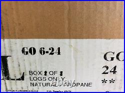 Hargrove GRAND OAK GO 6-24 Qty 6 Gas Logs Set NEW in Box LOGS ONLY