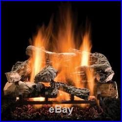 Hargrove Rustic Timbers Vented 24 Gas Logs with Safety Pilot NG