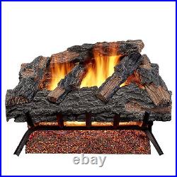 HearthSense 24 Vented Natural Gas Log Set withMatch Light, Mountain Oak(Open Box)