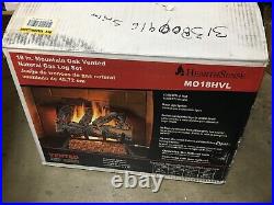 HearthSense MO18HVL Natural Gas Vented Fireplace Set