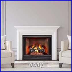Hearthsense CSW24HVL Natural Gas Vented Fireplace Logs Set with Match Light, 550
