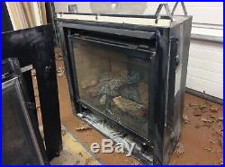 Heat n glo SL-550TRS-IPI-E gas fireplace insert & screen