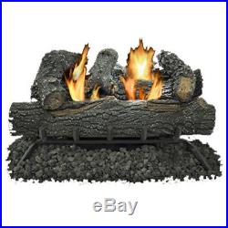 Kozy World GLD1855T Thermostatic Vent Free Fire Log Set, 30000 BTU's, 18
