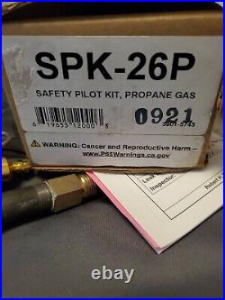 L@@K RealFyre SPK-26 Manual On/Pilot/Off Valve Standing Pilot, Low Profile, GAS