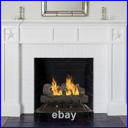 Log Set Gas Southern Oak Vent Free Heat No Electricity Required 24 30,000 BTU's
