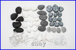 Luxury Decorative Mixed Media Set for Gas Fireplaces & Gas Fire Pits