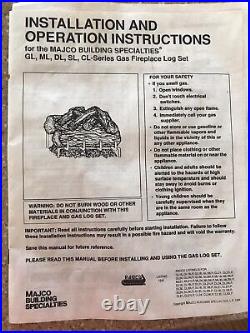 Majco Majestic Gas Logs ML30LS- Logs Only