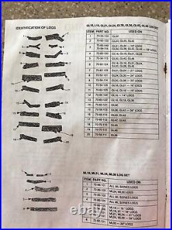 Majco Majestic Gas Logs ML30LS- Logs Only