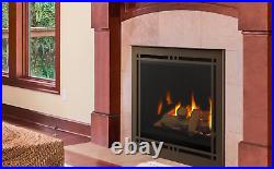 Majestic Meridian Platinum 36 Direct Vent Gas Fireplace with Log Set & Embers