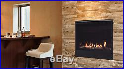 Majestic Quartz 32 Direct Vent Natural Gas Fireplace with Log Set & Glowing Embers