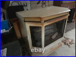 Martin Gas Fireplace Blower And Cement Tile Platform