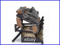 Match Light Mountain Realistic Flame Patterns Oak Vented Natural Gas Log Set