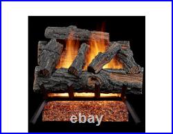 Match Light Mountain Realistic Flame Patterns Oak Vented Natural Gas Log Set