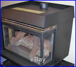 Mendota Propane Gas Logs Direct Vent Fireplace Heater