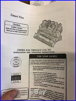 Monessen 20 Vented Gas Log Smart Fire Remote Ready