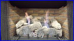 Monessen Berkely Oak Ventless Gas Logs -With Remote-18, 24 or 30 NG or LP