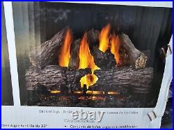 NEW Napoleon GL32N (NG) 32 Gas Log Set wood burning fireplace conversion kit