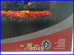 NIB 30 Vented Natural-Gas Dual-Burners FIREPLACE Imitated LOGS - 7 logs