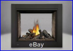 Napoleon BHD4 See Through Direct Vent Gas Fireplace with Log Set