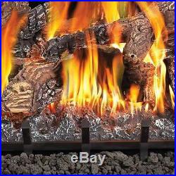 Napoleon Fiberglow 30 Vented Ceramic Log Set Insert for Gas Fireplace (Damaged)