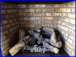 Napoleon Gas Fireplace HDX40NT Direct Vent 40 Clean Face Modern Log river rock