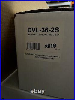 New Real Fyre 36 Burnt Split American Oak Gas Log Set DVL-36-2S Factory Sealed