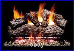 Peterson Gas Logs SO418 18in. Southern Oak 6 Log Set for Standard Fireplace