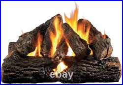 Peterson Real Fyre 18-inch Charred Oak Gas Logs Only No Burner