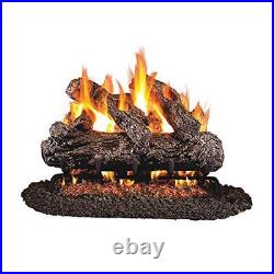Peterson Real Fyre 18-inch Rustic Oak Gas Logs Only No Burner