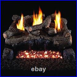 Peterson Real Fyre 24-inch Evening Fyre Log Set With Vent-free Electronic ng/lp