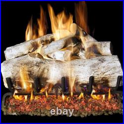Peterson Real Fyre 30-Inch Mountain Birch Gas Logs Only No Burner