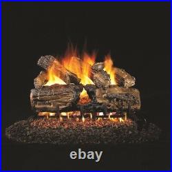 Peterson Real Fyre HCHS-18/20 Burnt Split Oak Vented Gas Fireplace Logs Only