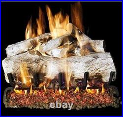 Peterson Real Fyre MBW24 24-inch Mountain Birch Gas Logs Only No Burner