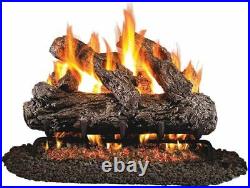 Peterson Real Fyre Superior Rustic Oak Gas Logs Only, No Burner, 24-inch
