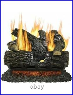 Pleasant Hearth 18 inch 45000-BTU Dual-Burner Vented Natural Gas Fireplace Logs