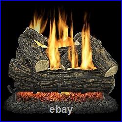 Pleasant Hearth 24 Willow Oak Vented Gas Log Set 55,000 BTU's