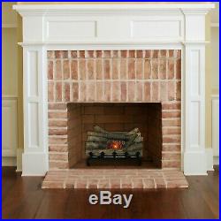 Pleasant Hearth Crackling Electric Fireplace Logs Realistic Wood Log 20 Inch