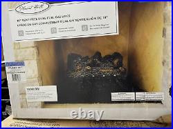 Pleasant Hearth English Oak Vent-Free Fuel Gas Fireplace Logs 24 in