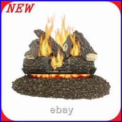 Pleasant Hearth Fireplace Log Set Arlington Ash R30