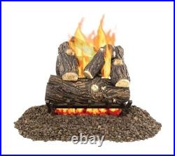 Pleasant Hearth Ghp Vl-wo18d Willow Oak Fireplace Log Set 18'', 45000 Btu