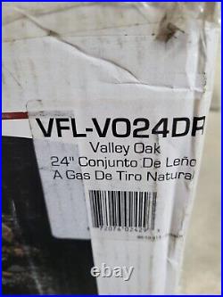 Pleasant Hearth VFL-VO24DR 24 Valley Oak Series Vent Free Gas Set 33,000 Btu