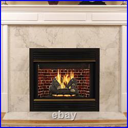 Pleasant Hearth VL-WO24D Willow Oak 24 Inch Vented Gas Log Set Brown and