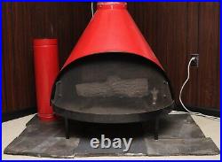 Preway Fireplace, vintage Gas/wood Gas burner included with logs