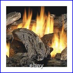 ProCom PCNSDS24RT Dual Fuel Ventless Fireplace Logs Set with Remote Control